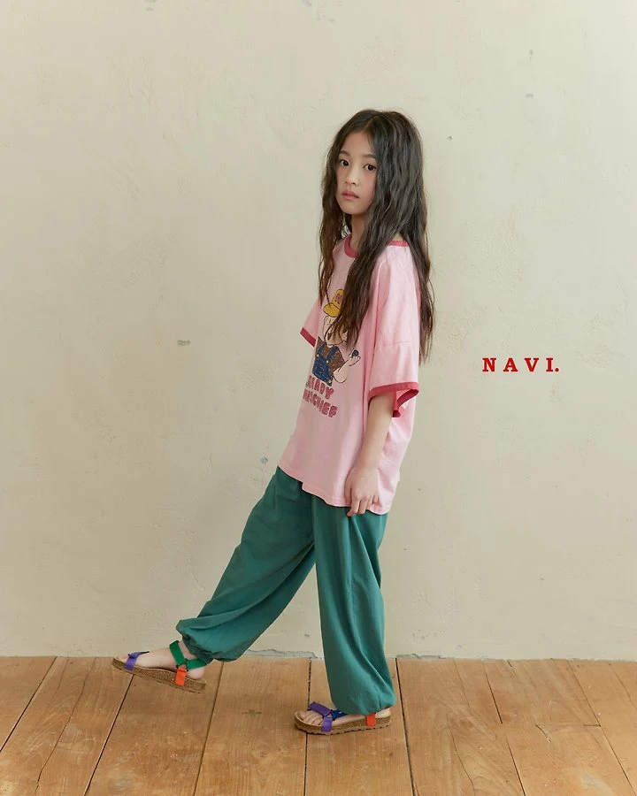 Navi - Korean Children Fashion - #kidzfashiontrend - Rolling Pants - 3