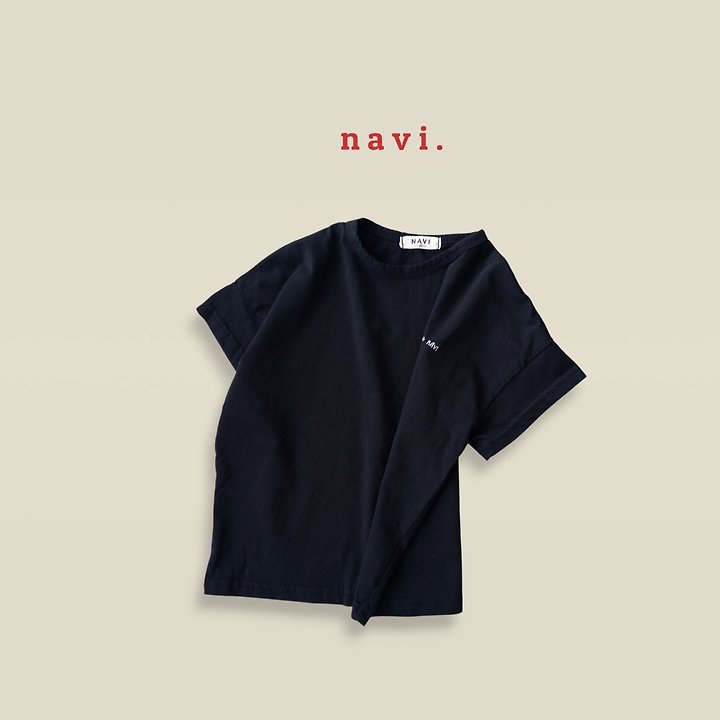 Navi - Korean Children Fashion - #kidzfashiontrend - Simple Tee - 5
