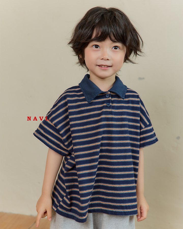 Navi - Korean Children Fashion - #minifashionista - Mo Multi Tee - 3