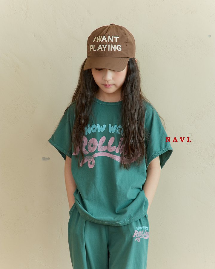 Navi - Korean Children Fashion - #prettylittlegirls - Rolling Tee