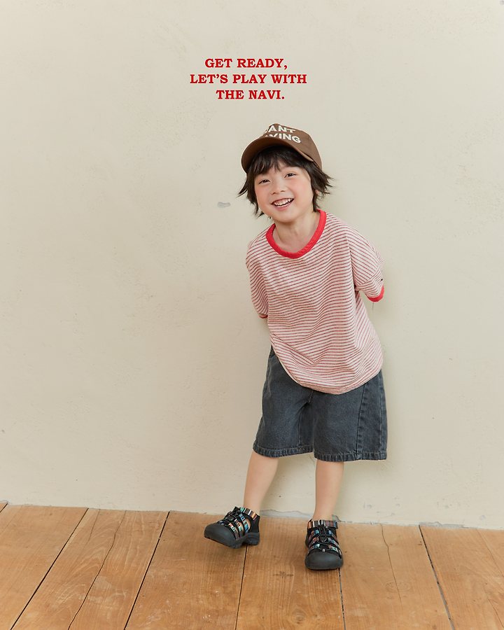 Navi - Korean Children Fashion - #prettylittlegirls - Curve Denim Pants - 8