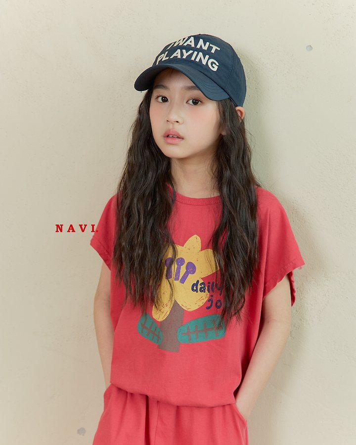 Navi - Korean Children Fashion - #toddlerclothing - Daily Tee