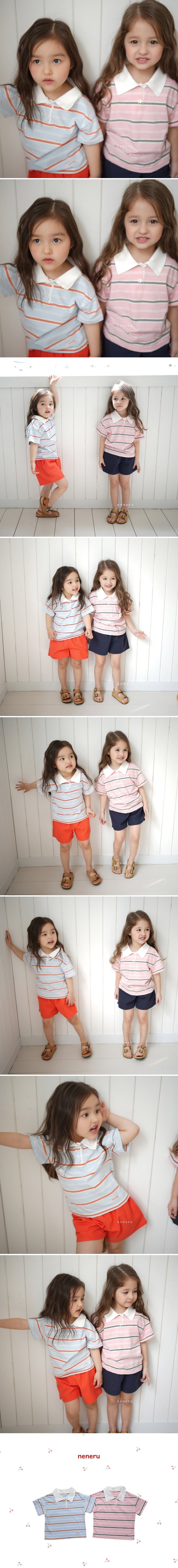 Ken Collar Tee by Neneru for Baby - view 2