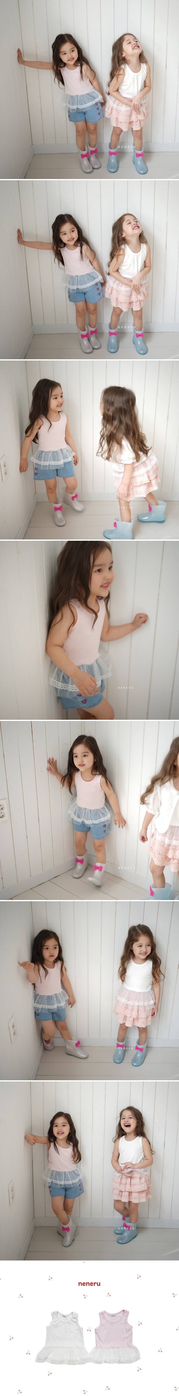 Neneru - Korean Baby Fashion - #babyfashion - Bonbon Sleeveless - 2