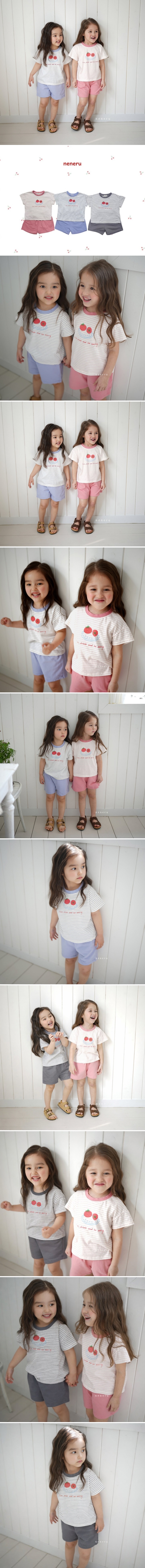 Neneru - Korean Baby Fashion - #babyoutfit - Tomato Set - 2