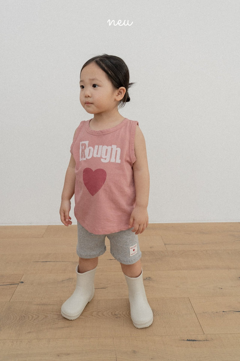 Neu - Korean Children Fashion - #Kfashion4kids - Rough Pig Sleeveless - 6