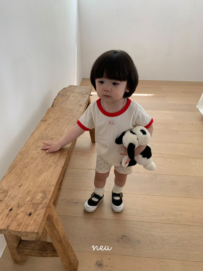 Neu - Korean Children Fashion - #Kfashion4kids - Ribbed Tee - 6