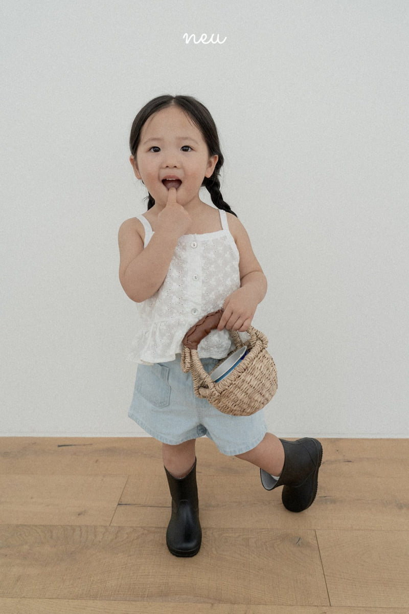 Neu - Korean Children Fashion - #childofig - Short Denim Pants - 5