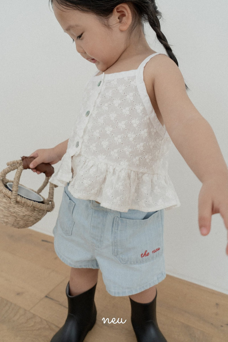 Neu - Korean Children Fashion - #childofig - Short Denim Pants - 6