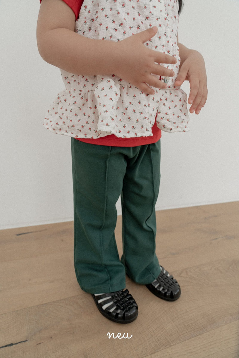 Neu - Korean Children Fashion - #childofig - Summer Bootcut Pants - 3