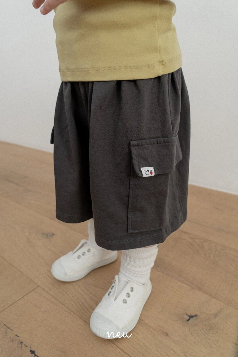 Neu - Korean Children Fashion - #childrensboutique - Cargo Bermuda Pants - 6