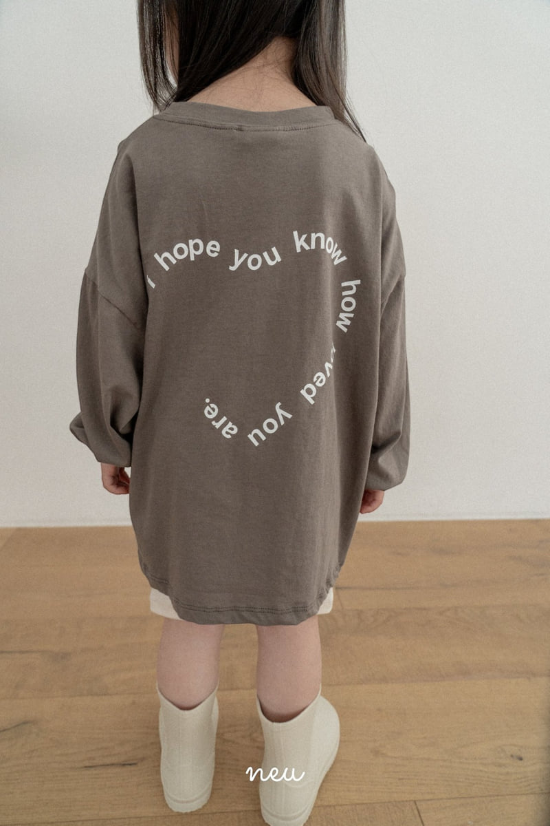 Neu - Korean Children Fashion - #childofig - Love Long Sleeve Tee - 4