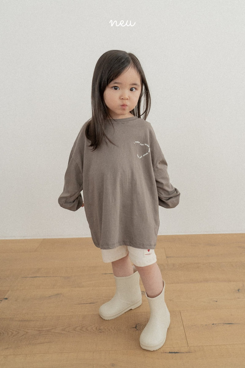 Neu - Korean Children Fashion - #designkidswear - Love Long Sleeve Tee - 5