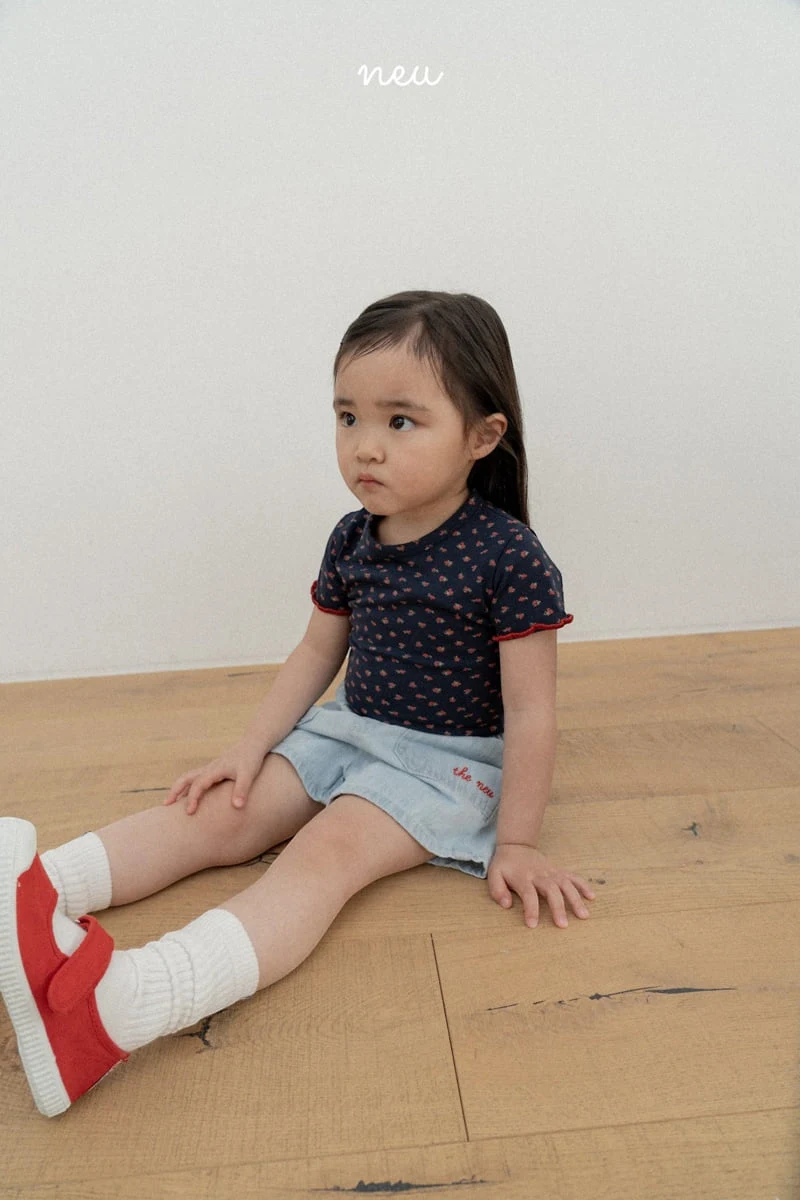 Neu - Korean Children Fashion - #designkidswear - Short Denim Pants - 8