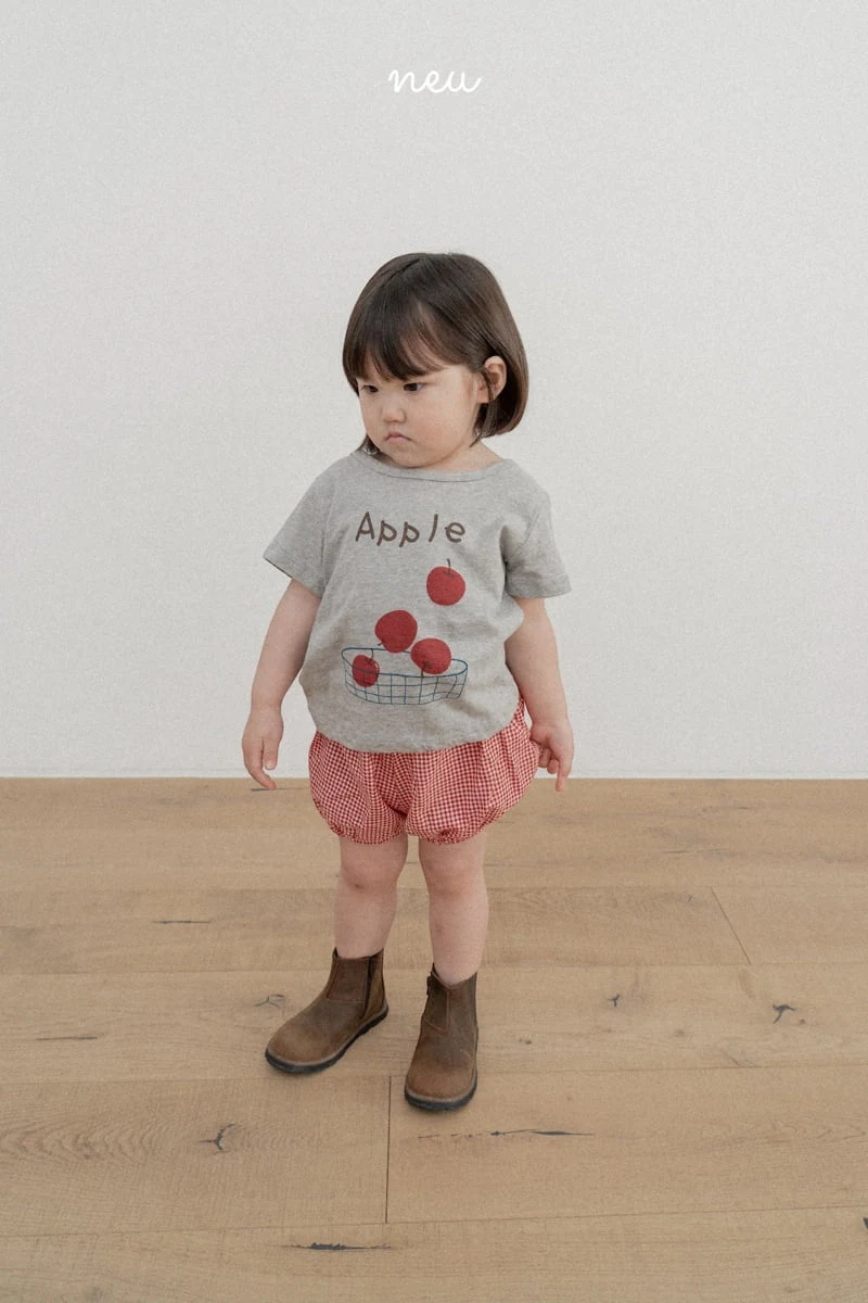 Neu - Korean Children Fashion - #designkidswear - Apple Tee - 4
