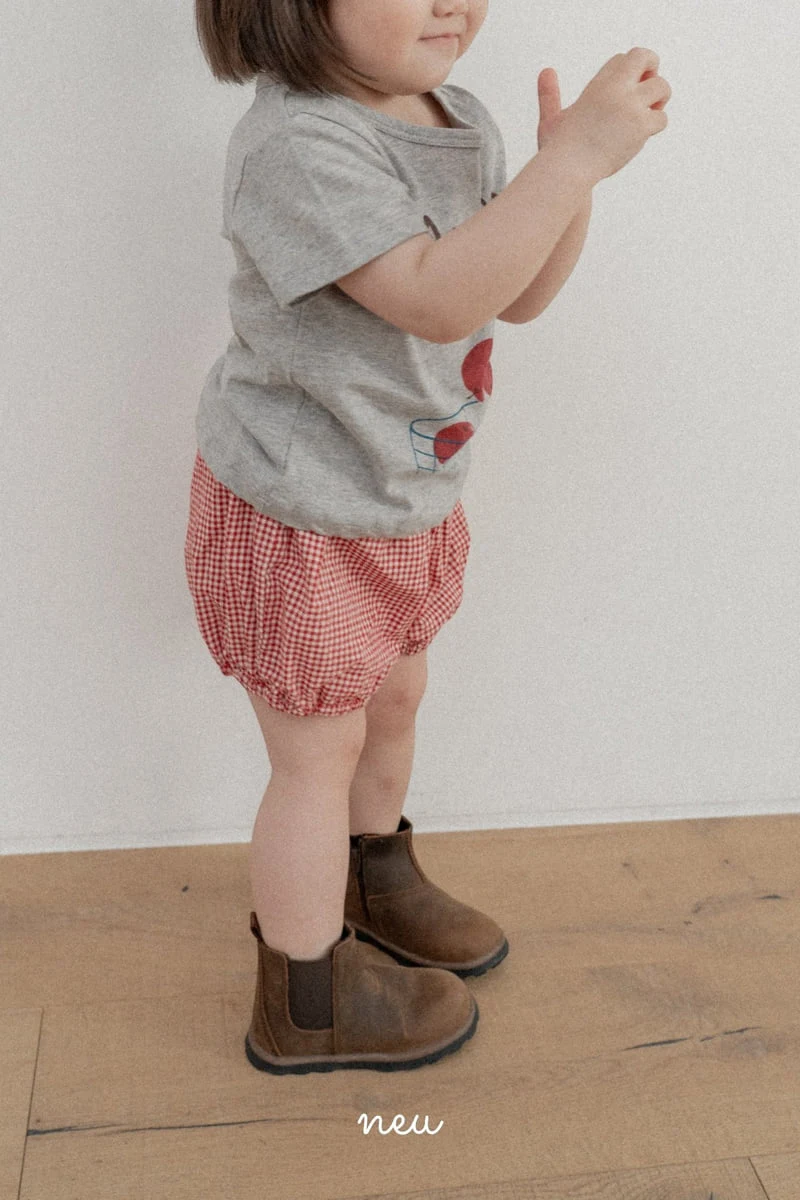 Neu - Korean Children Fashion - #discoveringself - Check Bloomer - 3