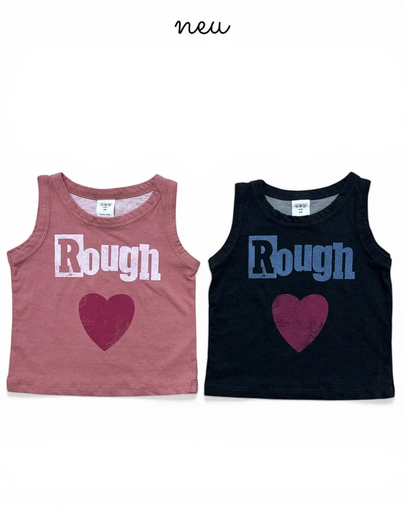 Neu - Korean Children Fashion - #discoveringself - Rough Pig Sleeveless