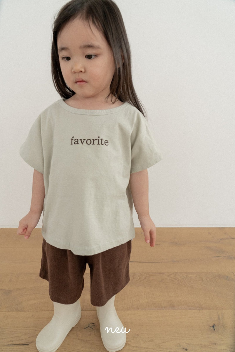 Neu - Korean Children Fashion - #discoveringself - Terry Shorts - 10