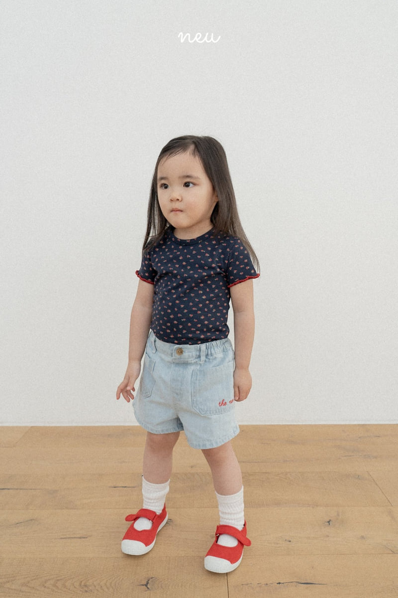 Neu - Korean Children Fashion - #discoveringself - Short Denim Pants - 9