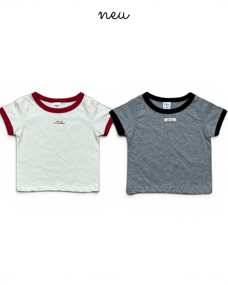 Neu - Korean Children Fashion - #discoveringself - Ribbed Tee
