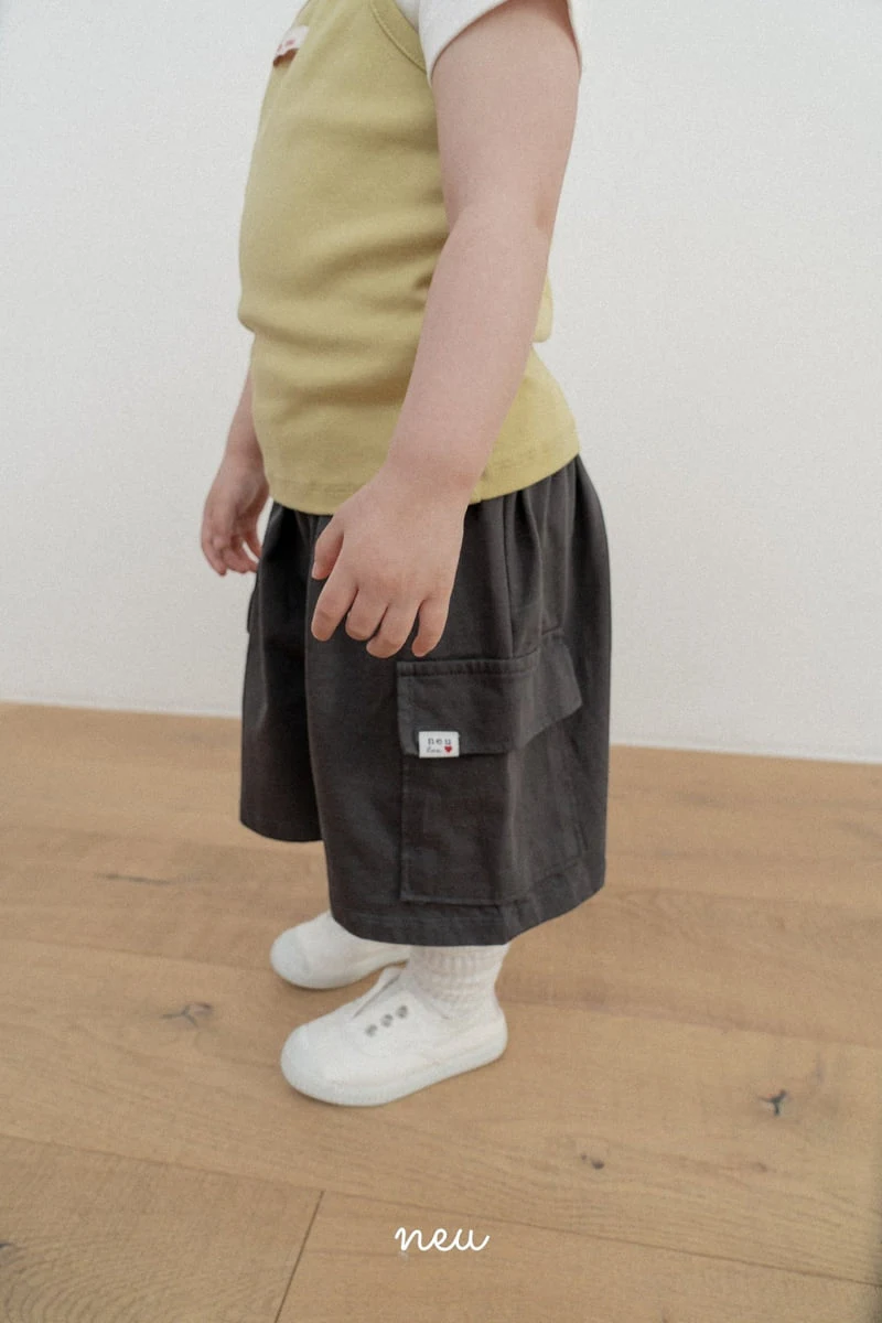 Neu - Korean Children Fashion - #fashionkids - Cargo Bermuda Pants - 9