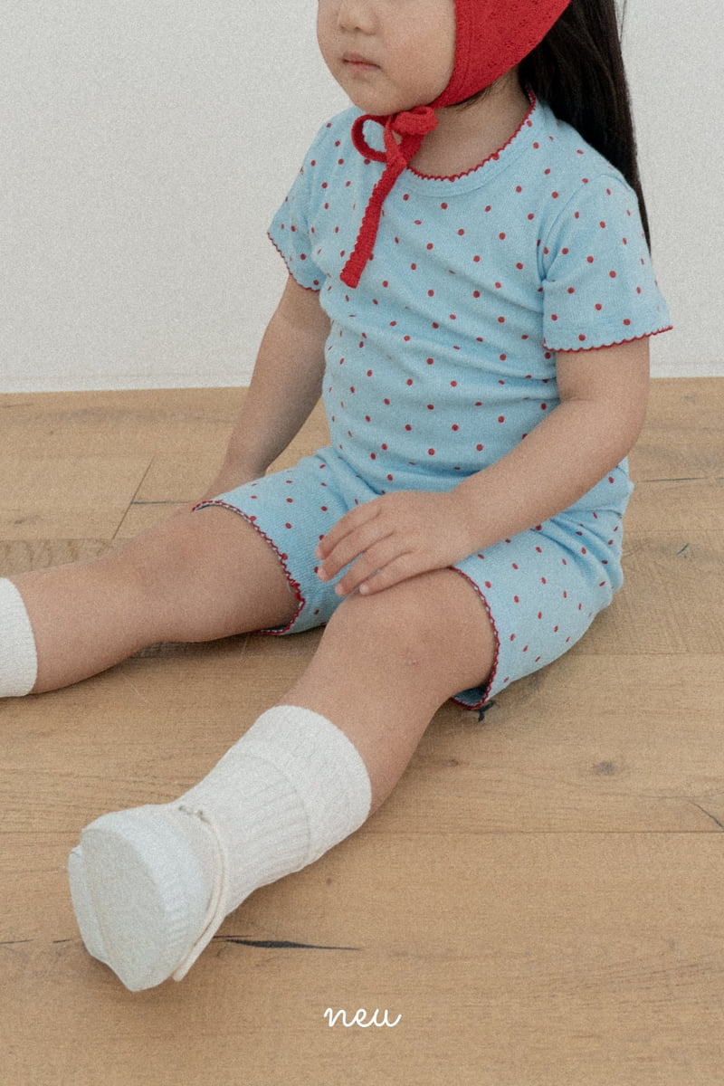 Neu - Korean Children Fashion - #fashionkids - Dot Pink Coat Leggings - 3