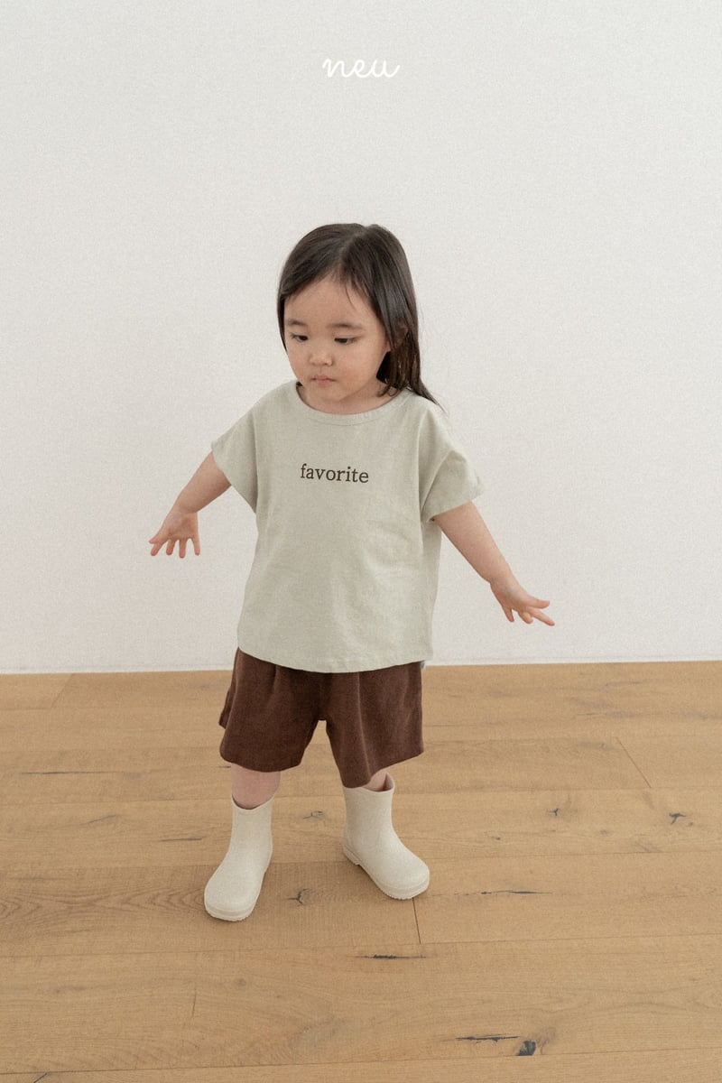 Neu - Korean Children Fashion - #fashionkids - Terry Shorts - 11