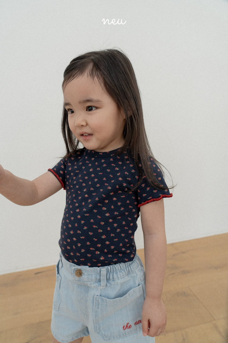 Neu - Korean Children Fashion - #fashionkids - Short Denim Pants - 10