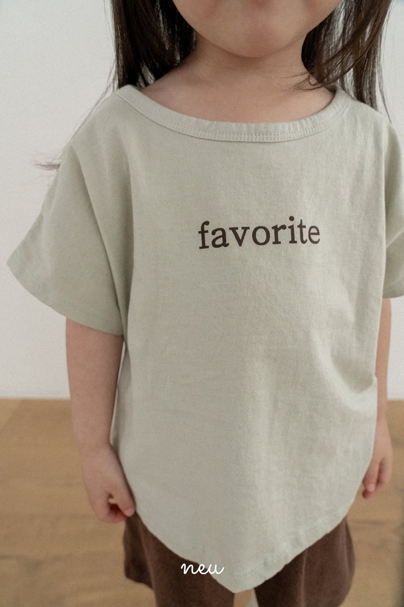 Neu - Korean Children Fashion - #kidsshorts - Favorite Tee - 9