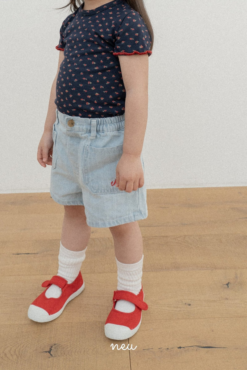 Neu - Korean Children Fashion - #kidsshorts - Short Denim Pants - 11