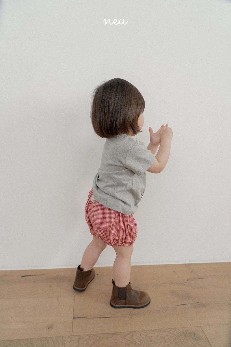 Neu - Korean Children Fashion - #kidzfashiontrend - Check Bloomer - 7