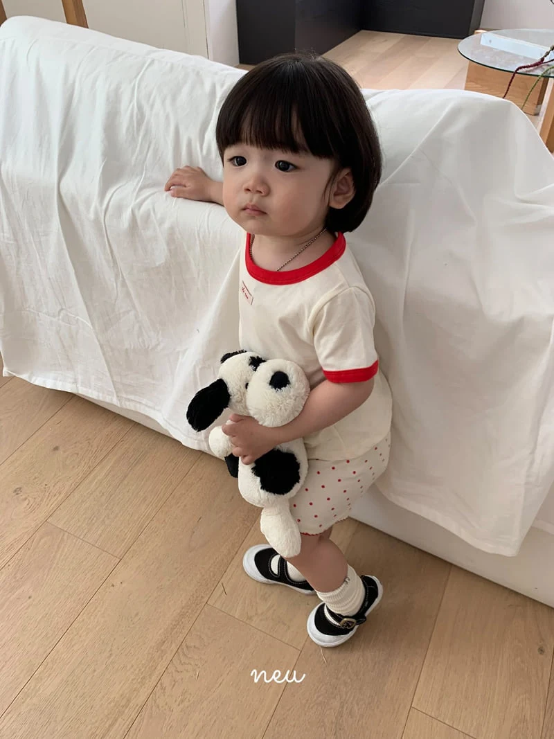 Neu - Korean Children Fashion - #kidzfashiontrend - Ribbed Tee - 5