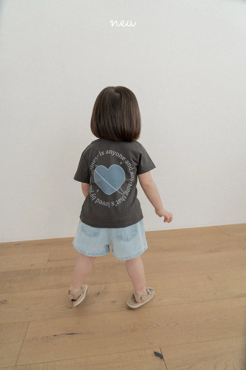 Neu - Korean Children Fashion - #kidzfashiontrend - Heart Planet Tee - 3