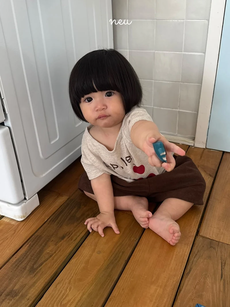 Neu - Korean Children Fashion - #littlefashionista - Apple Tee - 10