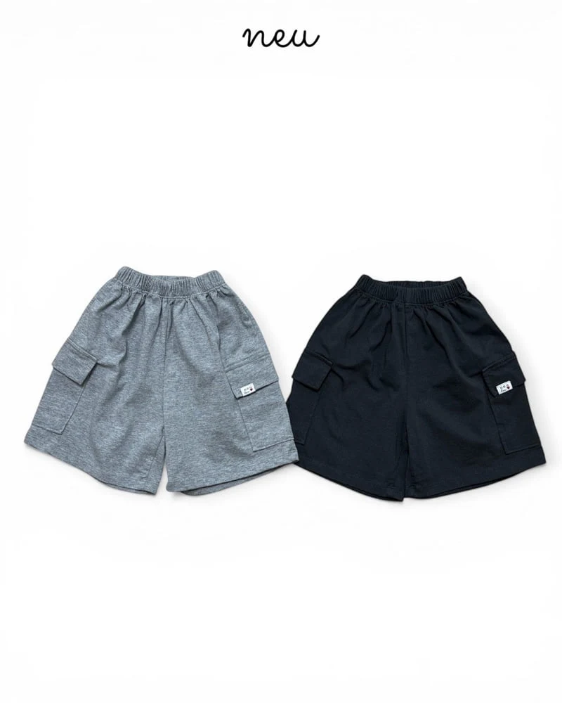 Neu - Korean Children Fashion - #prettylittlegirls - Cargo Bermuda Pants