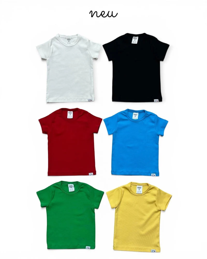 Neu - Korean Children Fashion - #prettylittlegirls - Day Of Week Tee