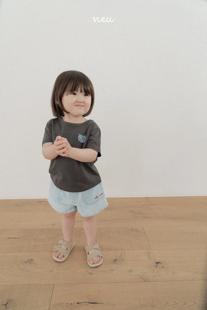 Neu - Korean Children Fashion - #todddlerfashion - Heart Planet Tee - 9