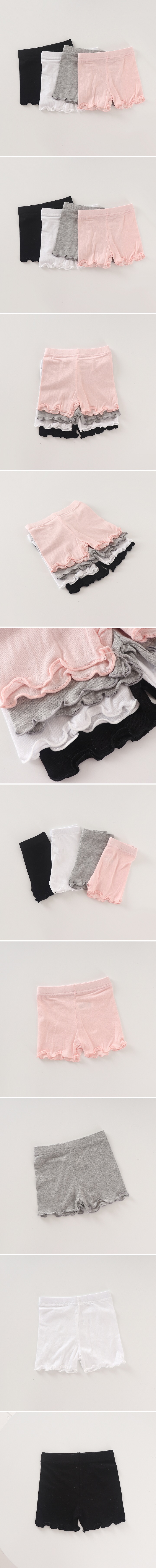 New Pierrot - Korean Children Fashion - #toddlerclothing - Frill Modal Inner Shorts