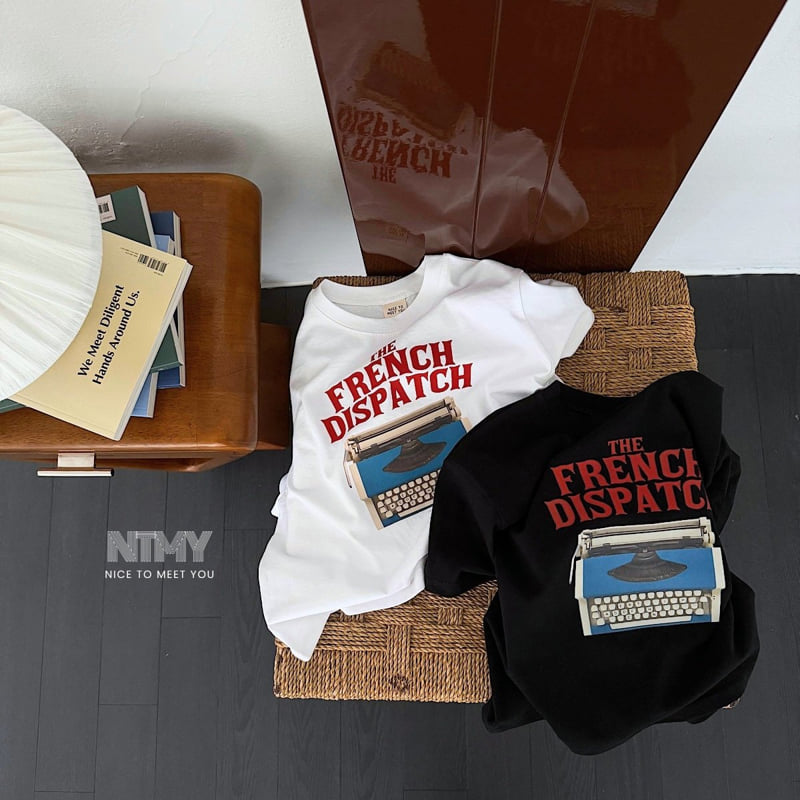 Nice To Meet You - Korean Children Fashion - #Kfashion4kids - Typewriter Tee - 8
