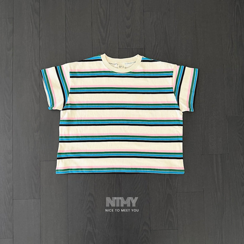 Nice To Meet You - Korean Children Fashion - #Kfashion4kids - Secret Striped Tee - 3