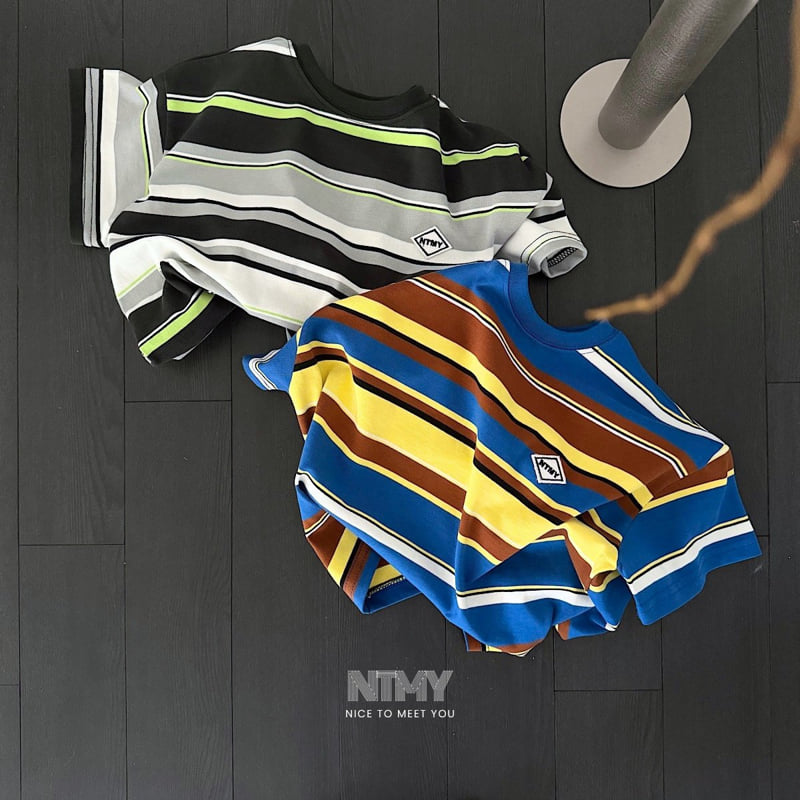 Nice To Meet You - Korean Children Fashion - #Kfashion4kids - Beams Stripe Tee - 2