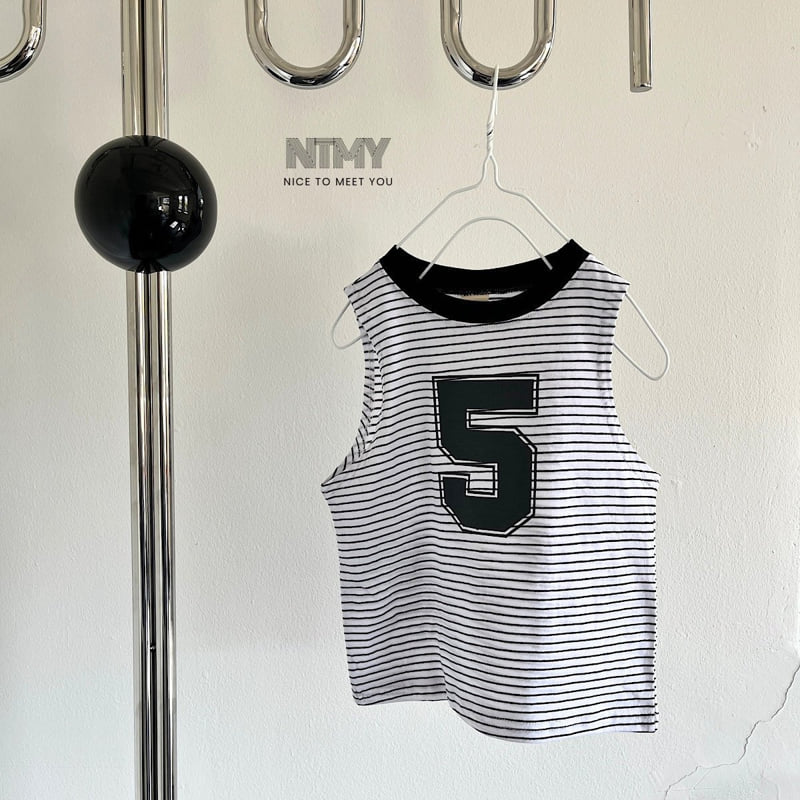 Nice To Meet You - Korean Children Fashion - #childofig - Five Stripe Sleeveless - 7