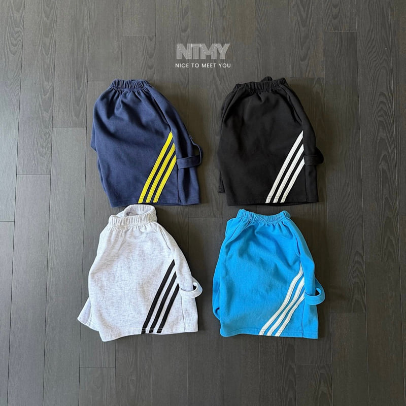 Nice To Meet You - Korean Children Fashion - #childofig - Three Line Pants - 2
