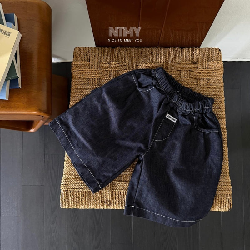Nice To Meet You - Korean Children Fashion - #childofig - Washed Denim Pants - 5