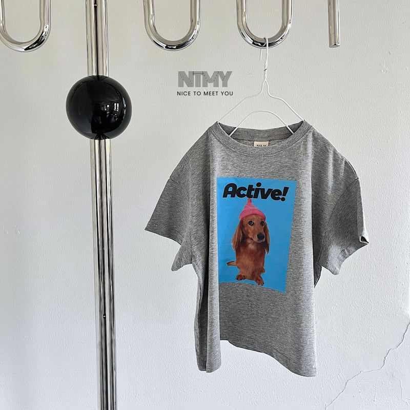 Nice To Meet You - Korean Children Fashion - #childofig - Beanie Dog Tee - 8