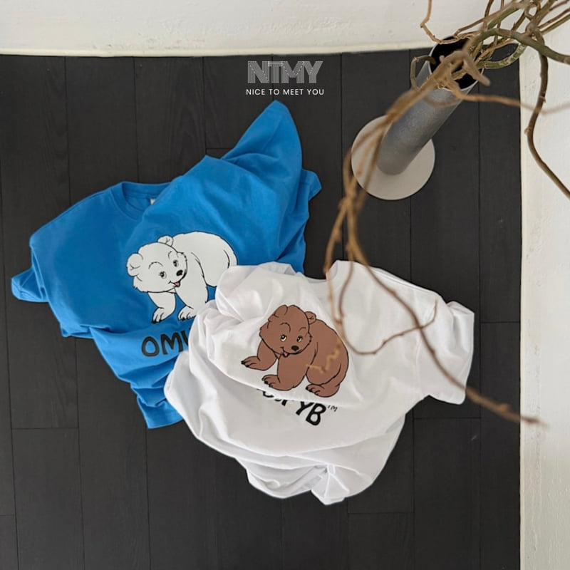 Nice To Meet You - Korean Children Fashion - #childofig - Bear Tee - 7