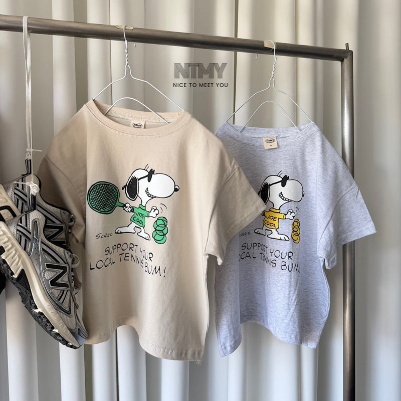 Nice To Meet You - Korean Children Fashion - #childofig - Racket Ball Tee - 5