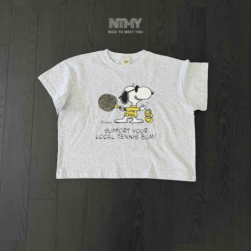Nice To Meet You - Korean Children Fashion - #childofig - Racket Ball Tee - 6