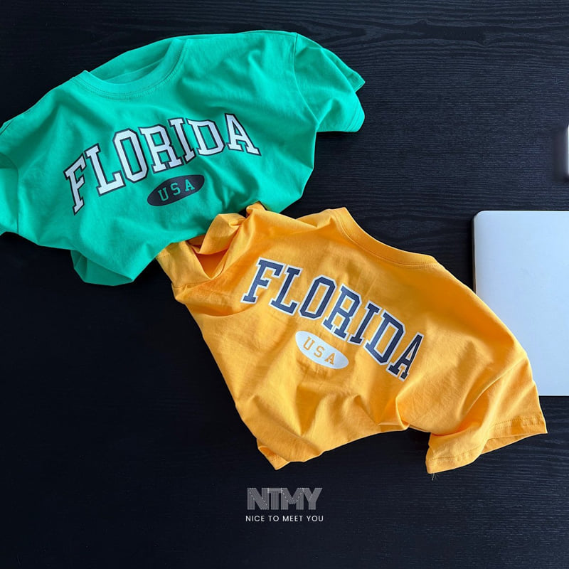 Nice To Meet You - Korean Children Fashion - #childrensboutique - Florida Tee - 7