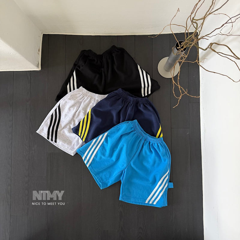 Nice To Meet You - Korean Children Fashion - #childrensboutique - Three Line Pants - 3